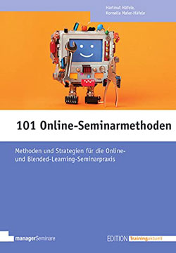 Cover des Train-the-Trainer-Buchs: 101 Online-Seminarmethoden